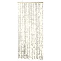 H&S Collection Door Curtain 90x200 cm Bamboo Natural