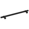 vidaXL Cabinet Handles 5 pcs Black 192 mm Stainless Steel