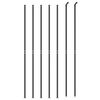 vidaXL Wire Mesh Fence with Flange Anthracite 1.6x10 m