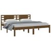 vidaXL Bed Frame without Mattress Honey Brown 200x200 cm Solid Wood Pine