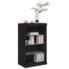 vidaXL Sideboard with LED Lights Black 60.5x37x100 cm