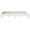 vidaXL Bed Frame without Mattress White 180x200 cm Super King Solid Wood Pine