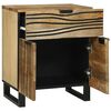 vidaXL Bedside Cabinet Brown 50 x 33 x 60 cm Solid Acacia wood