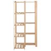 vidaXL 5-Tier Storage Corner Rack 82.5x82.5x170 cm Solid Pinewood