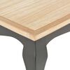 vidaXL Coffee Table Black and Brown 110x60x40 cm Solid Pine Wood