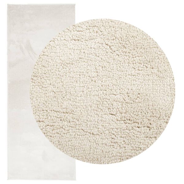 vidaXL Rug OVIEDO Short Pile Beige 80x200 cm