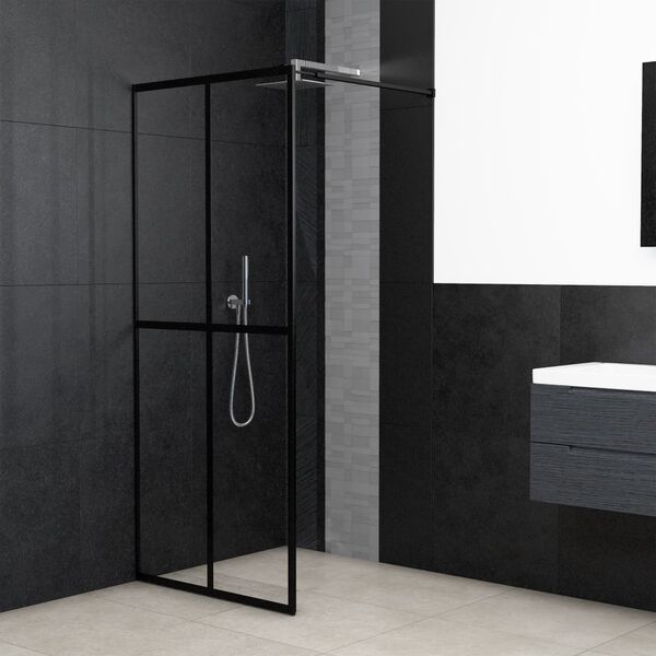 vidaXL Walk-in Shower Screen Clear Tempered Glass 140x195 cm