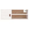 vidaXL Wall Cabinet White 80x30x30 cm Solid Wood Pine
