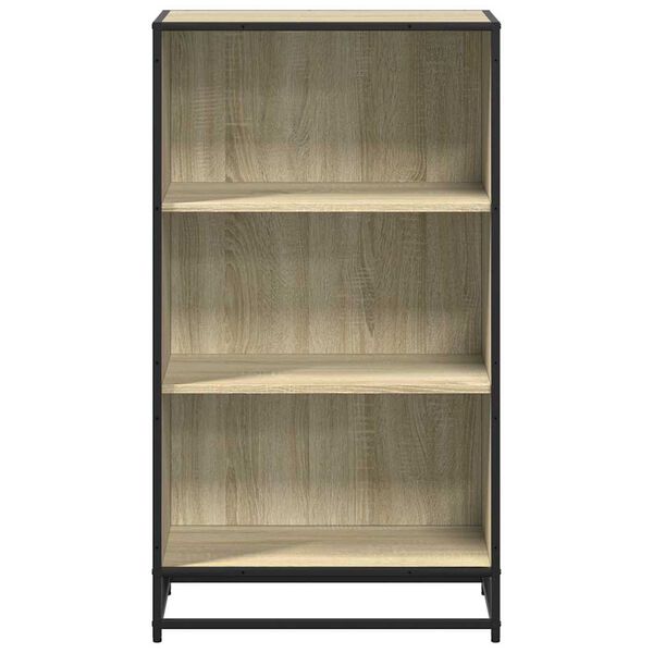 vidaXL Book Cabinet Sonoma Oak 60x35x107.5 cm Engineered Wood