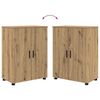 vidaXL Bathroom Cabinet with Storage Artisan Oak 60 x 35 x 80 cm