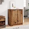 vidaXL Shoe Cabinet Old Wood 59x35x70 cm Engineered Wood