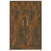 vidaXL Shoe Cabinet Smoked Oak 60x35x92 cm Engineered Wood