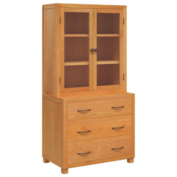 vidaXL Storage Furniture Set with Drawer Brown Engineered wood