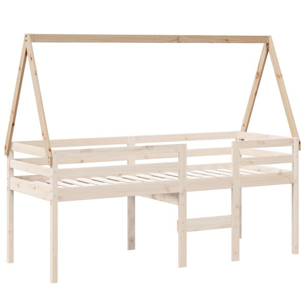 vidaXL Kids' Bed Roof 209x85.5x88 cm Solid Wood Pine