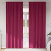 vidaXL Blackout Curtains with Rings 2 pcs Wine Red 225 x 140 cm