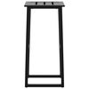 vidaXL Bar Stools 4 pcs Black 38x38x80 cm Powder-coated Steel