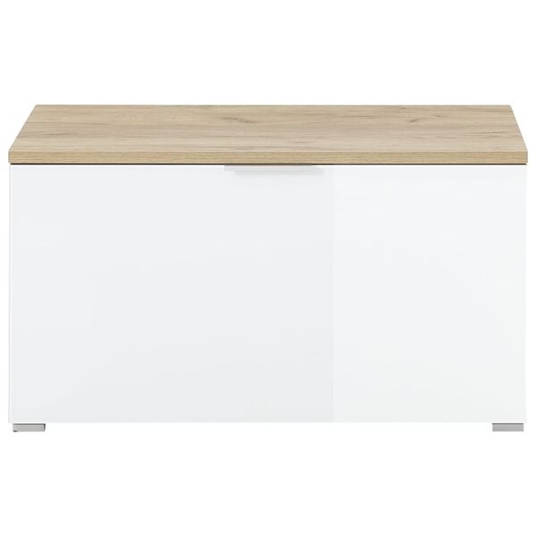 Germania Shoe Bench GW-Telde 40x89x49 cm Navarra-oak and White