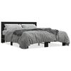 vidaXL Bed Frame without Mattress Black 160x200 cm