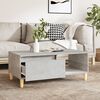 vidaXL Coffee Table Concrete Grey 90x50x36.5 cm Engineered Wood