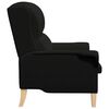 vidaXL Armchair Black 76 x 94 x 102 cm Fabric