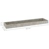 vidaXL Loggia Wall Shelves 4 pcs Concrete Grey 60x15x4 cm MDF