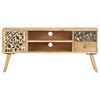 vidaXL TV Cabinet 100x30x45 cm Solid Mango Wood