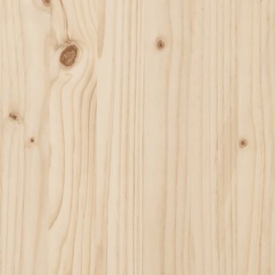 vidaXL Bed Frame 100x200 cm Solid Wood Pine