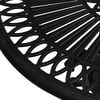 vidaXL 3 Piece Bistro Set Cast Aluminium Black