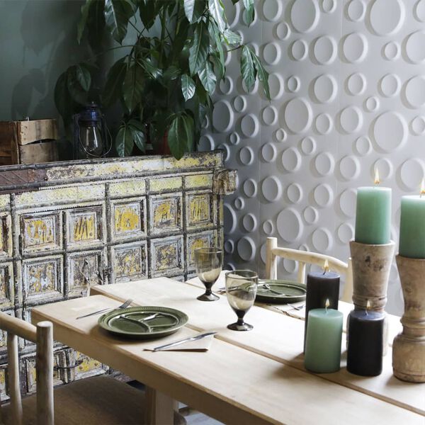 WallArt 3D Wall Panels Craters 12 pcs GA-WA11