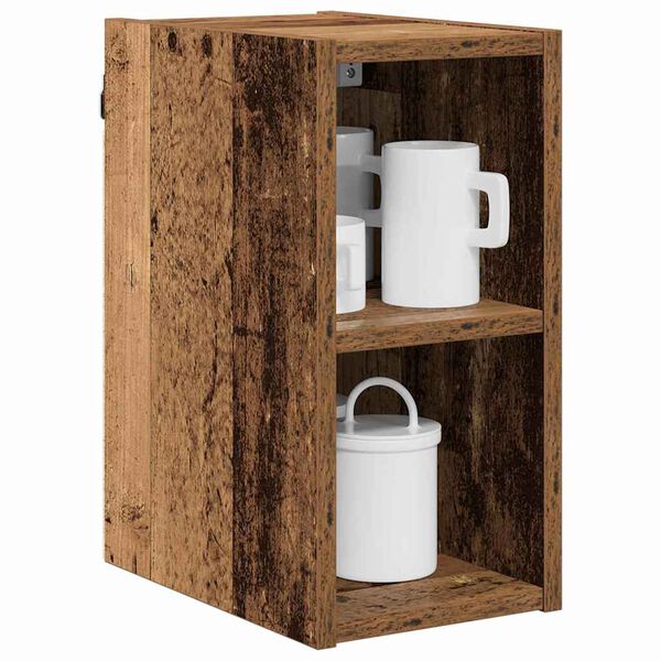 vidaXL Hanging Cabinet Old Wood 20 x 29.5 x 40 cm Engineered Wood