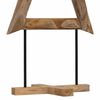 vidaXL Christmas Tree with Stand Brown 149.5 cm Solid teak wood