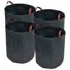 vidaXL Garden Waste Bag Dark Green 4 pcs 272 L 150 g/sqm