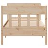 vidaXL Bed Frame without Mattress 75x190 cm Small Single Solid Wood Pine