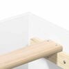 vidaXL Bed Frame No Mattress White 90x200 cm Engineered Wood