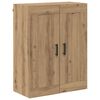 vidaXL Highboard with Drawer 2 pcs Artisan Oak Engineered Wood