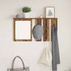 vidaXL Wall-Mounted Coat Rack Old wood 85 x 10 x 45 cm Engineered wood