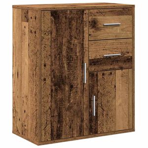 vidaXL Sideboard with Drawer Old Wood 60 x 31 x 70 cm Engineered Wood