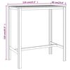 vidaXL 7 Piece Garden Bar Set Impregnated Pinewood