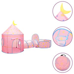 vidaXL Children Play Tent Pink 301x120x128 cm