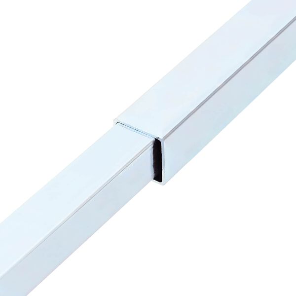 vidaXL Adjustable Window Safety Bar 6 pcs Silver Steel