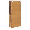 vidaXL Highboard Old Wood 69.5 x 32.5 x 180 cm Engineered Wood