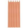 vidaXL Voile Curtains with Loops 2 pcs Terracotta 140x225 cm