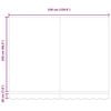 vidaXL Retractable Awning Red 350 x 250 cm Polyester and Aluminium