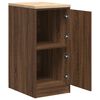 vidaXL Garage Storage Cabinet Brown Oak 40x51x85 cm Solid Wood Pine