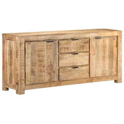 vidaXL Sideboard 175x40x75 cm Rough Mango Wood