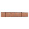 vidaXL Fence Panel Brown 1218x186 cm WPC