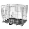 vidaXL Dog Crate | Galvanised steel | Galvanised steel and plastic | M