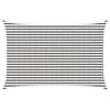 vidaXL Sunshade Sail Light Grey and White 3 x 4.5 m HDPE