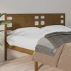vidaXL Headboard Honey Brown 206x4x100 cm Solid Wood Pine