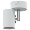 vidaXL Ceiling Spotlight with Spotlights White 6.5 x 6 x 11.5 cm Metal
